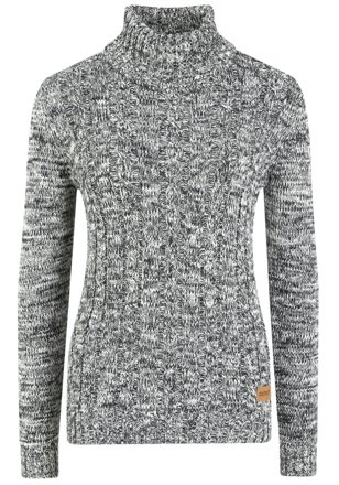 OXMO Rollkragenpullover OXPhilipa, grau meliert