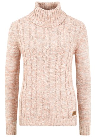Oxmo Rollkragenpullover OXPhilipa, rosé meliert