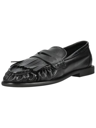 Pavement Leder-Slipper, schwarz