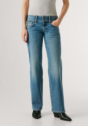 Pepe Jeans Straight-Jeans Venus, mittelblau
