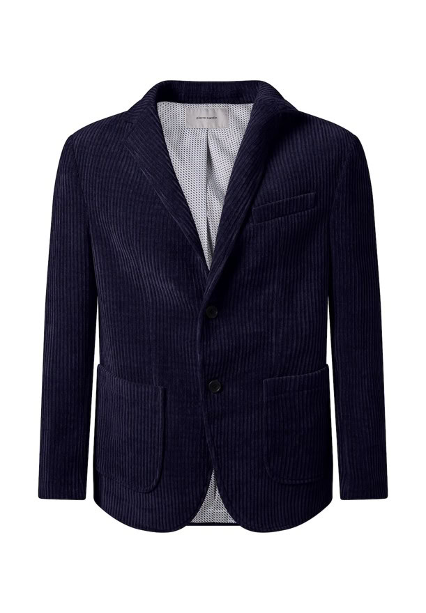 Pierre Cardin Cordsakko aus Baumwolle, nachtblau