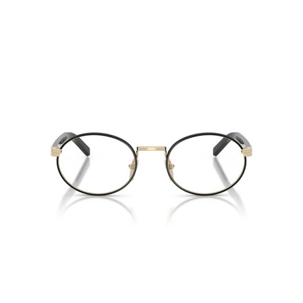 Feine runde Metallfassung in Gold · Prada