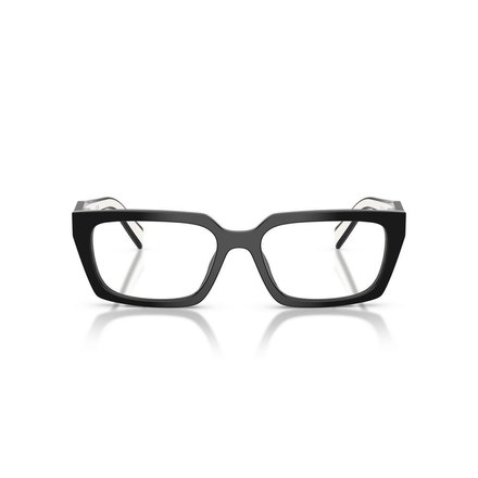 Kantige schwarze Schmetterlingsform aus dickem Acetat · Prada