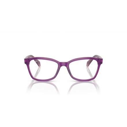 Schmale rechteckige Fassung in Violett · Ray-ban