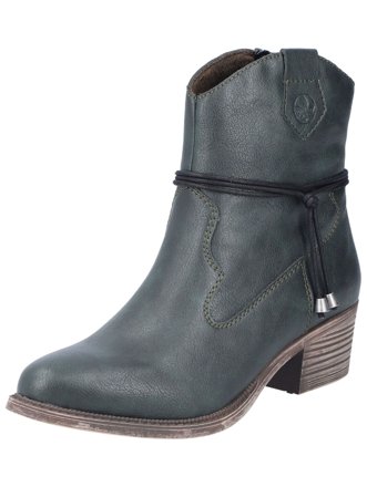 Rieker Stiefelette mit Blockabsatz, grau