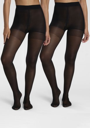 Sarlini Shaping-Strumpfhose halbtransparent, schwarz