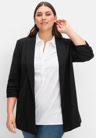 Sheego Longblazer, schwarz