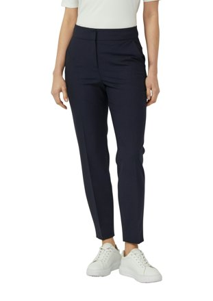 s.Oliver BLACK LABEL Hose mit schmalem Bein, marine
