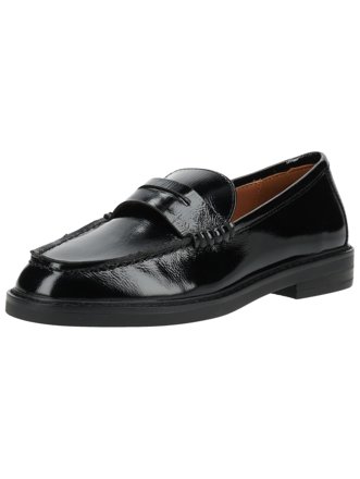 STEVE MADDEN Slipper aus Leder, schwarz
