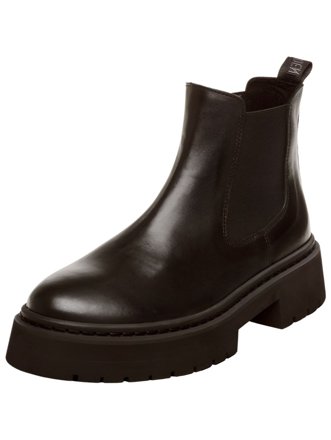 STEVE MADDEN Stiefelette aus Leder, dunkelbraun
