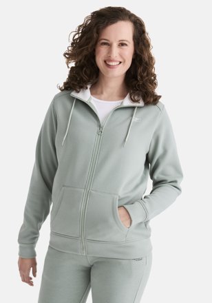 Stooker Sweatjacke, salbei