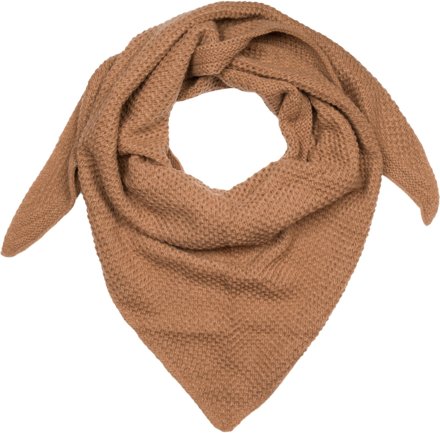 styleBREAKER Strick-Dreieckstuch, cognac