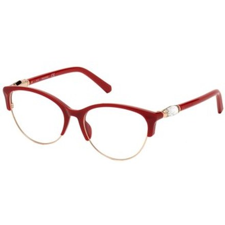 Halbrandlose Fassung in Bordeaux · Swarovski