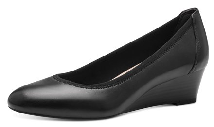 Tamaris Pumps Borage mit Blockabsatz, schwarz