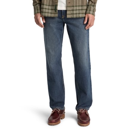 Timberland Straight Jeans, mittelblau