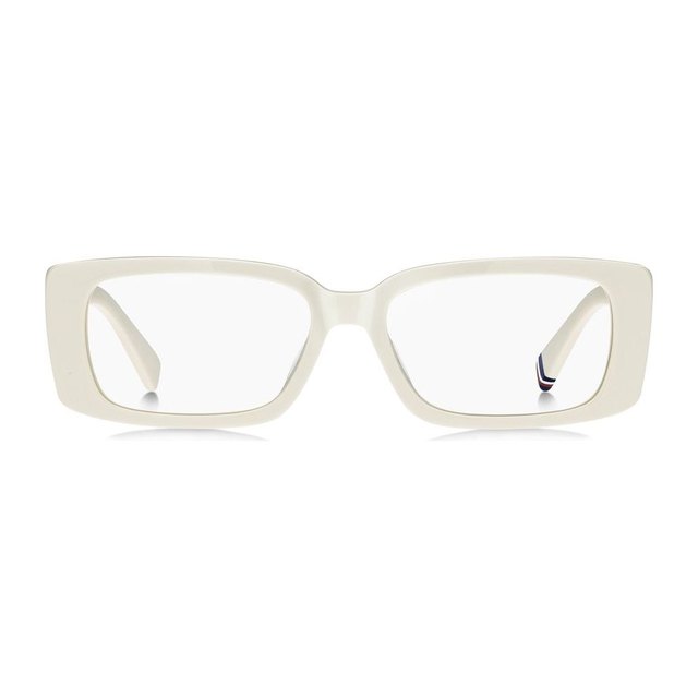 Breite Fassung in Creme · Tommy Hilfiger